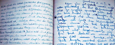 Page of Friedland work camp diary 1946