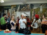 Exhibition Vernissage 25.September - <p>The apÃ©ro was taken in the famous Salle 'Charles Humbert', which is decorated with wounderful frescos.</p>