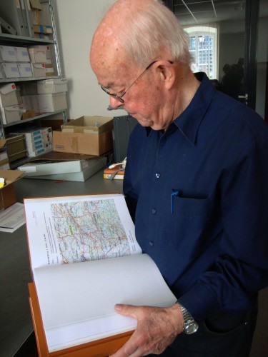 Betram Schröter in SCI Archives in La Chaux-de-Fonds (2012).