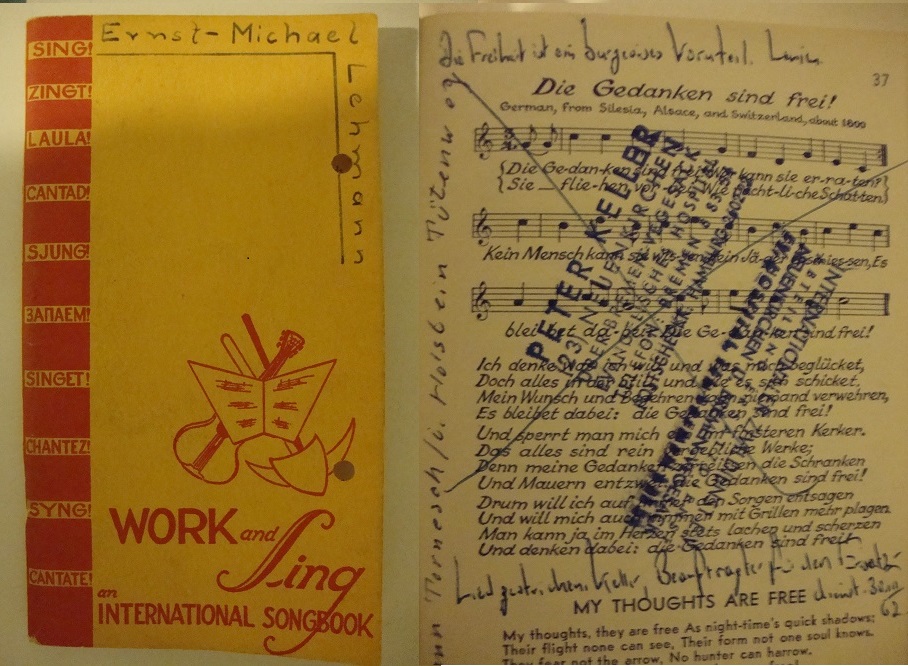 Work and Sing, own by Ernst-Michael Lehmann