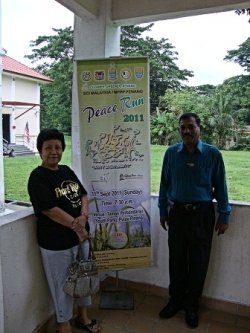SCI Malaysia - Penang Peace Run - Veronia and Athi