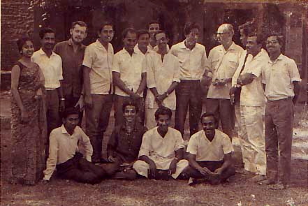 Week-end camp at Dhaka around 1966. Faruque 2nd from left.